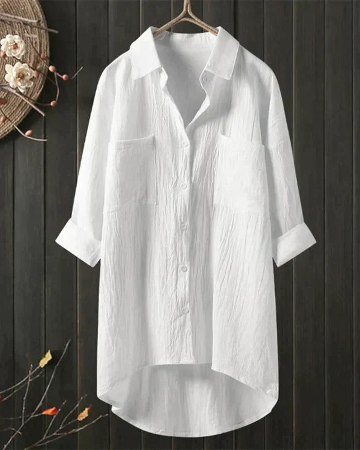 Lily | Women's Cotton Shirt Oversized 0