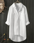 Lily | Women's Cotton Shirt Oversized 0