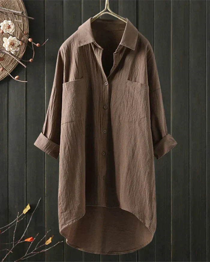 Lily | Women's Cotton Shirt Oversized 2