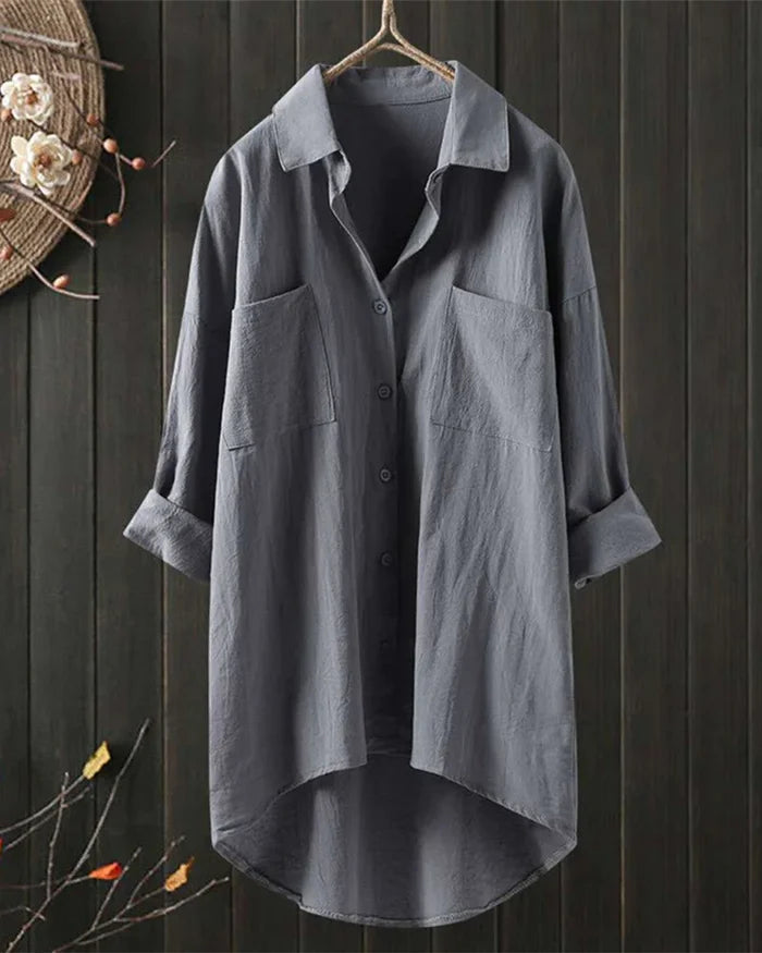 Lily | Women's Cotton Shirt Oversized 3