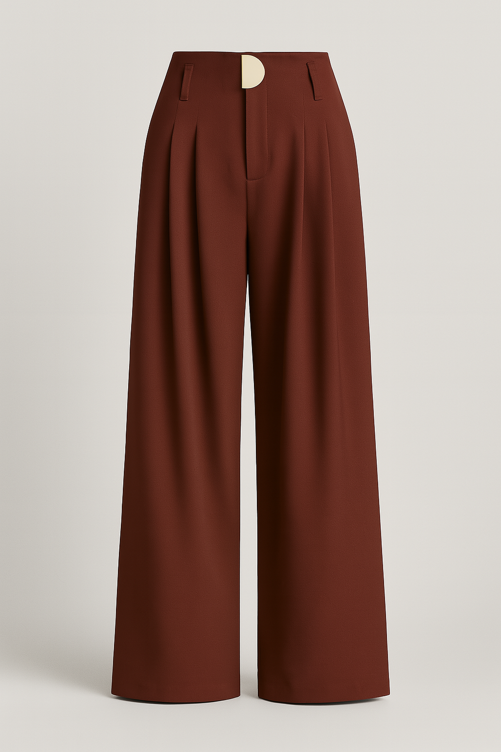 Women’s High-Waisted Wide-Leg Trousers – Elegant Pleated Design for Smart and Modern Styling 2
