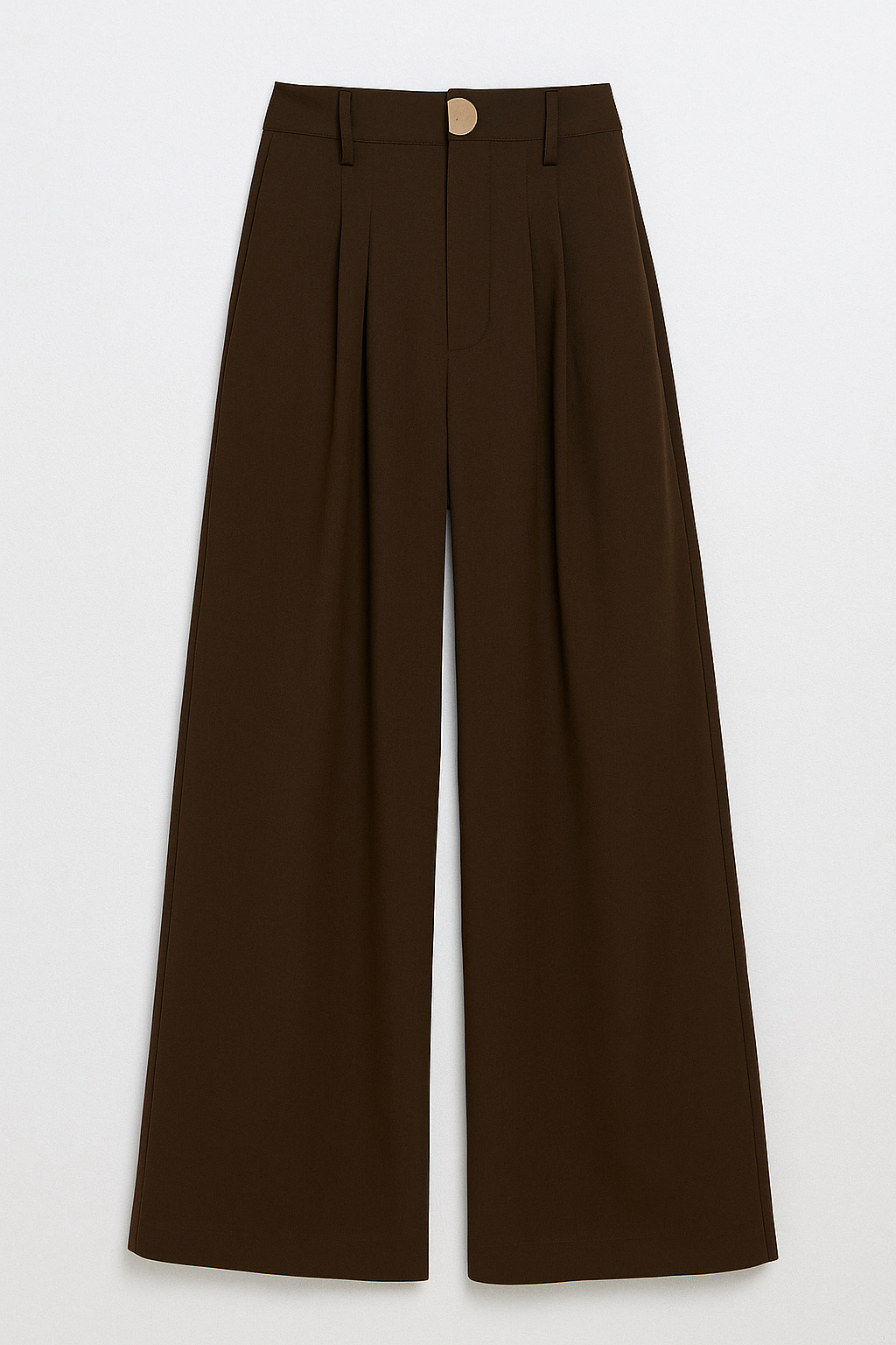 Women’s High-Waisted Wide-Leg Trousers – Elegant Pleated Design for Smart and Modern Styling 3