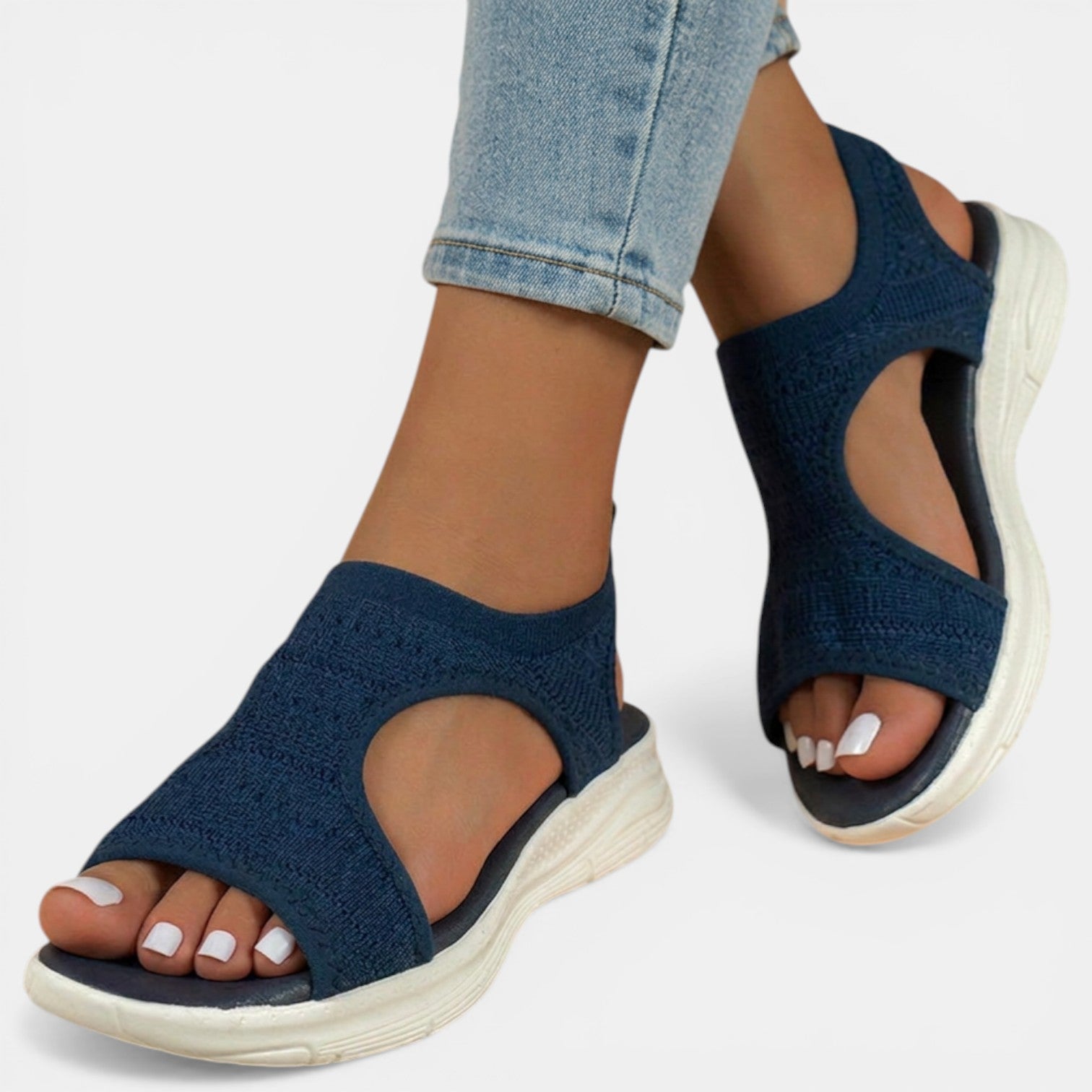 Women's Knit Orthopedic Sandals Slip-On 0