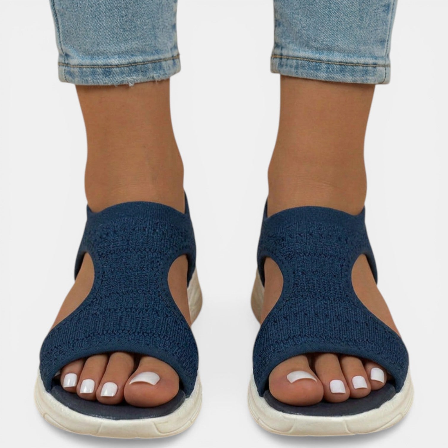 Women's Knit Orthopedic Sandals Slip-On 1