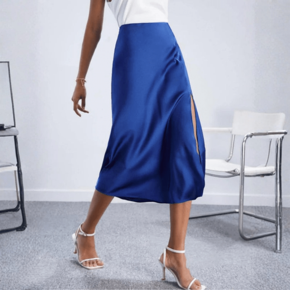 Women's Midi Skirt Side Slit 2