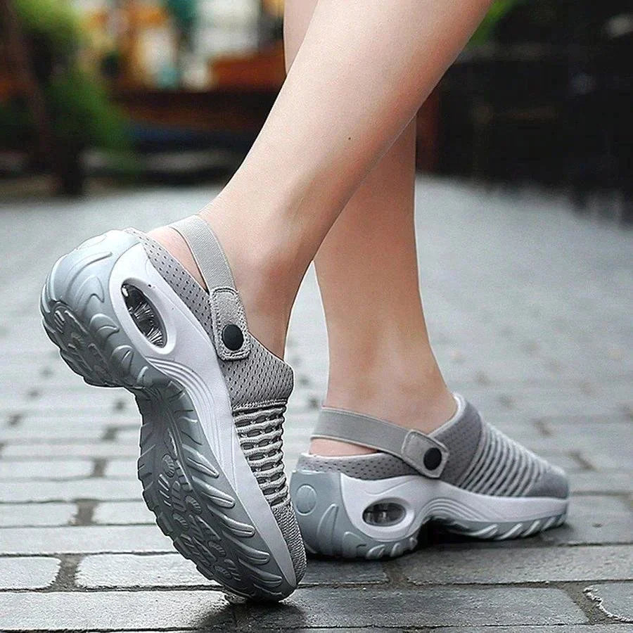 Women's Orthopaedic Knitted Mesh Slingback Air Cushion Sandals 0