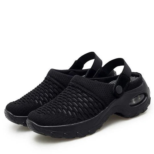 Women's Orthopaedic Knitted Mesh Slingback Air Cushion Sandals 3