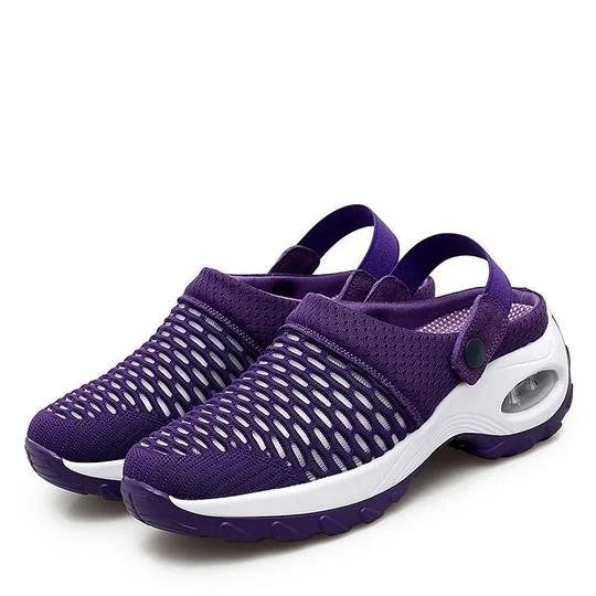 Women's Orthopaedic Knitted Mesh Slingback Air Cushion Sandals 5