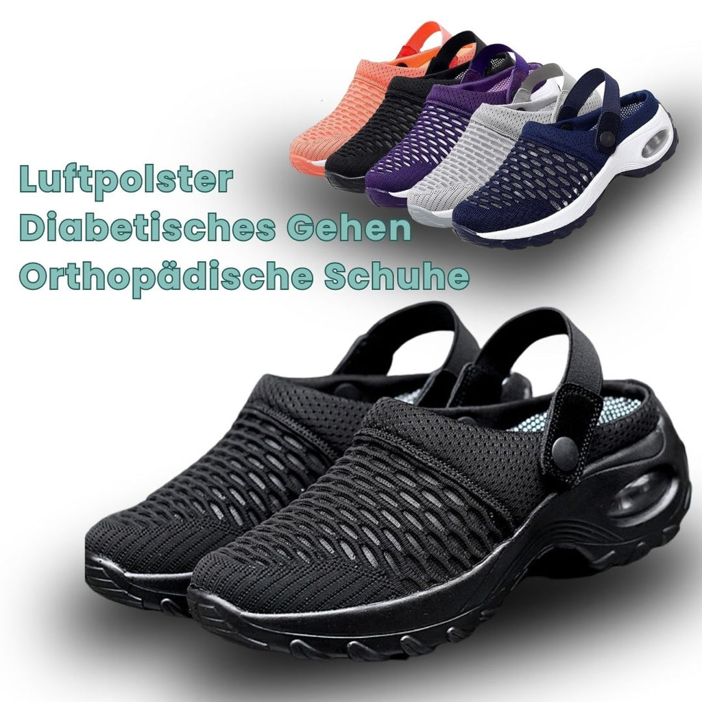 Women's Orthopaedic Knitted Mesh Slingback Air Cushion Sandals 8