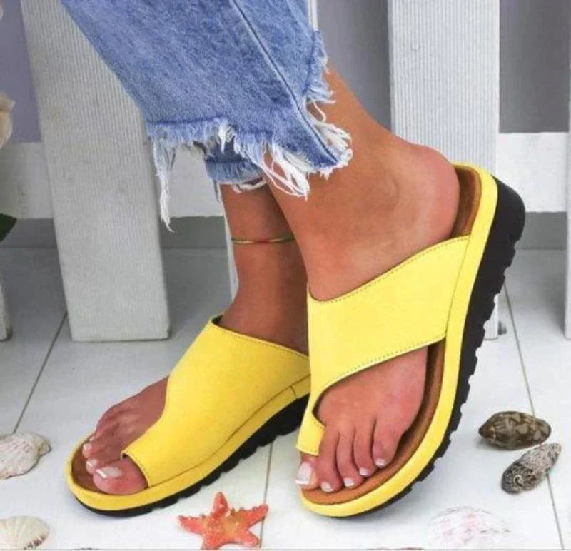 Women's Orthopaedic Toe Separator Platform Comfortable Sandals 1