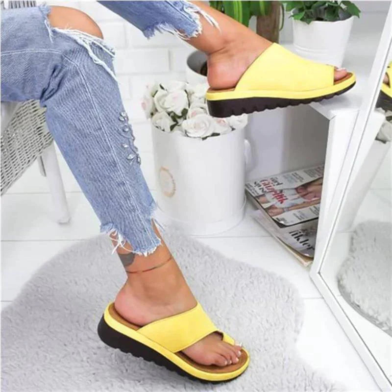 Women's Orthopaedic Toe Separator Platform Comfortable Sandals 4