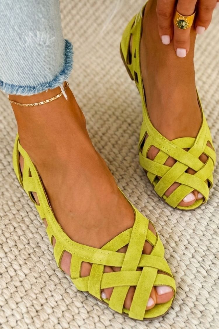 Women's Woven Strap Sandals 1